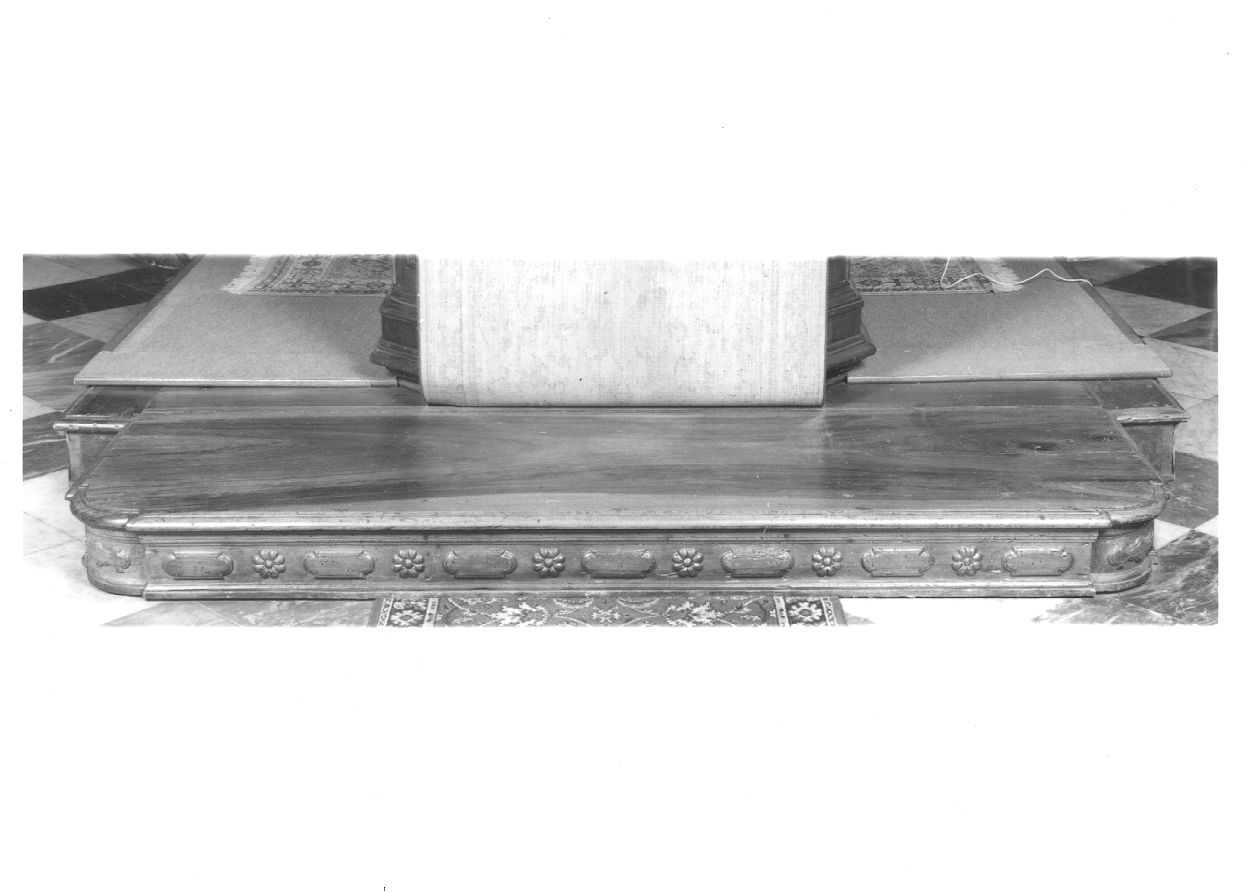 pedana, opera isolata - bottega piemontese (ultimo quarto sec. XVIII)