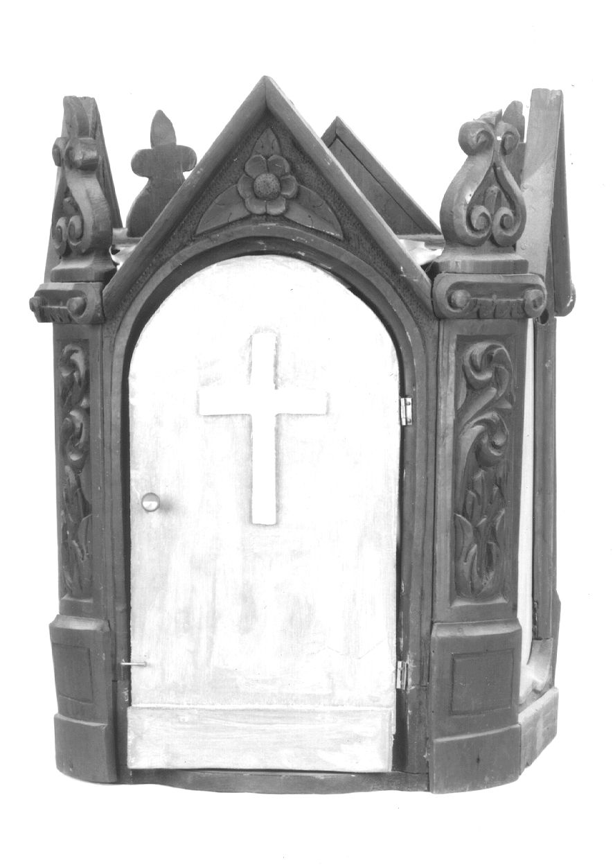 tabernacolo portatile, opera isolata - bottega piemontese (prima metà sec. XX)