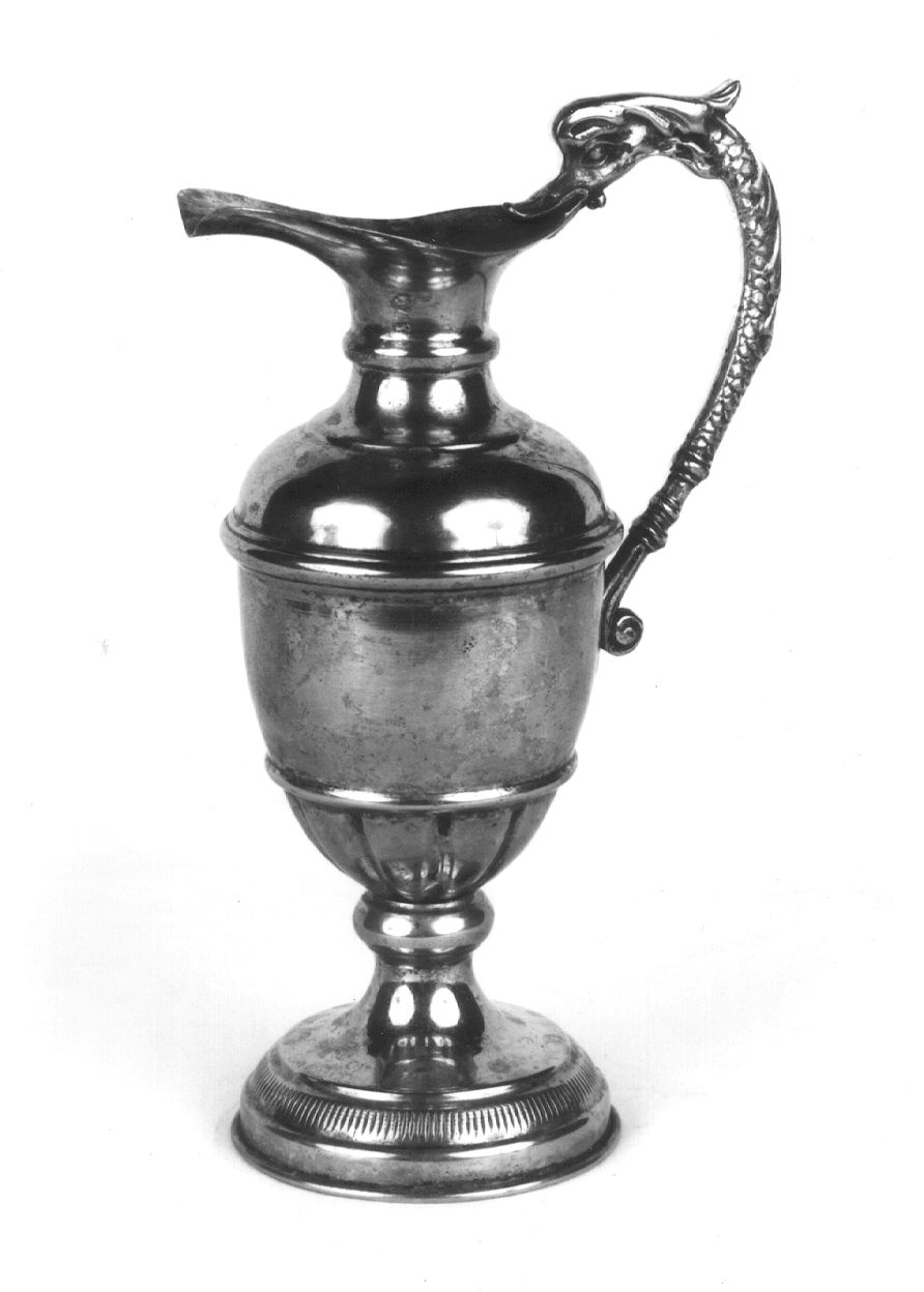 brocca, opera isolata - bottega piemontese (primo quarto sec. XX)