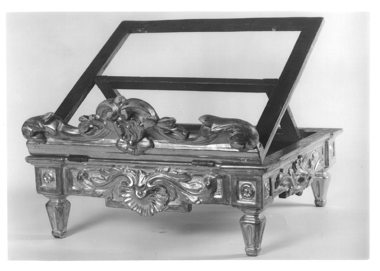 leggio d'altare, opera isolata - bottega piemontese (seconda metà sec. XVIII)