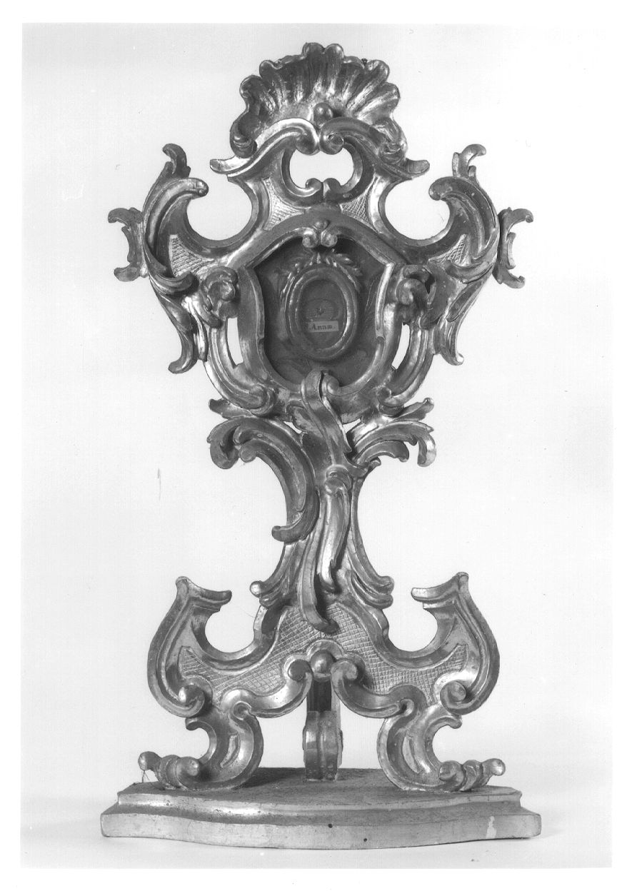 reliquiario - a OSTENSORIO, opera isolata - bottega piemontese (prima metà sec. XIX)