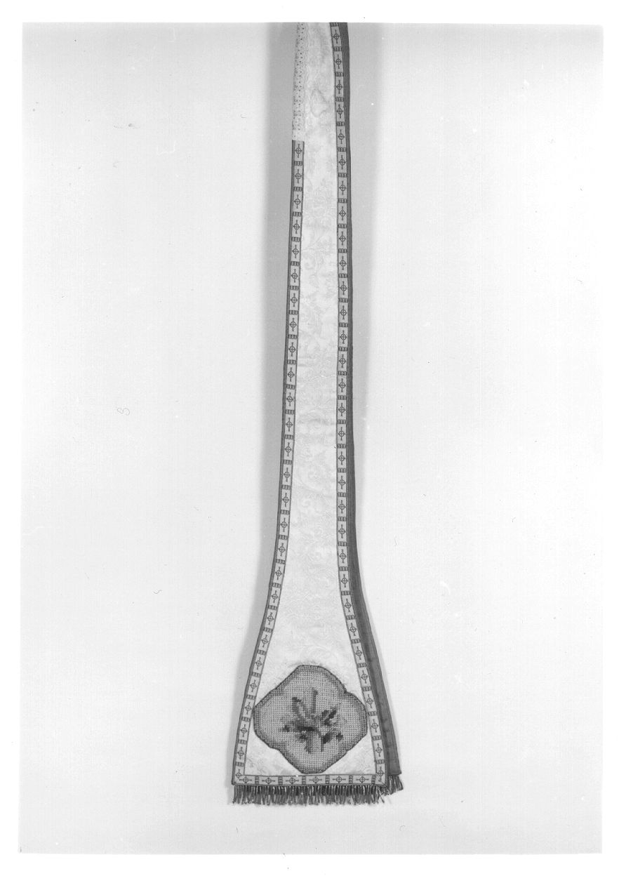 stola, elemento d'insieme - manifattura piemontese (prima metà sec. XX)