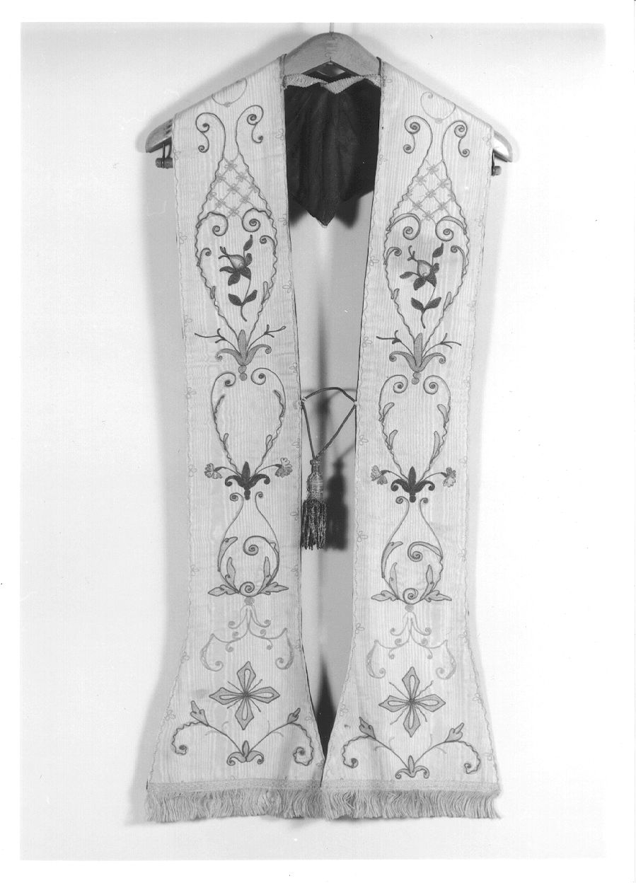 stola, opera isolata - manifattura piemontese (primo quarto sec. XX)