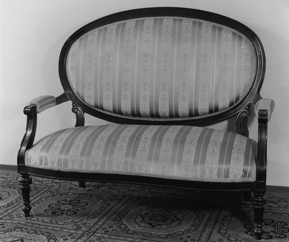 divano - ambito piemontese (fine sec. XIX)