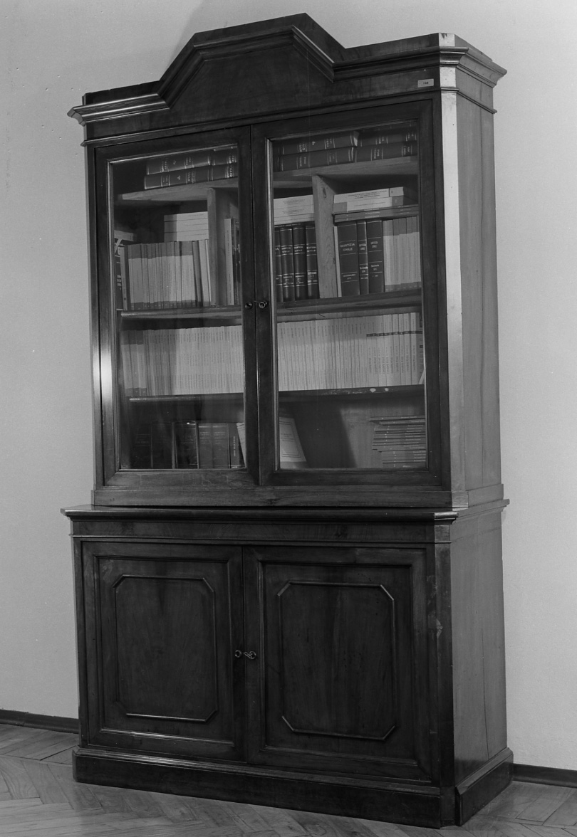 armadio libreria, opera isolata - ambito piemontese (inizio sec. XX)