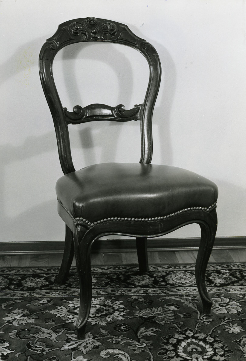 sedia, serie - ambito piemontese (inizio sec. XX)