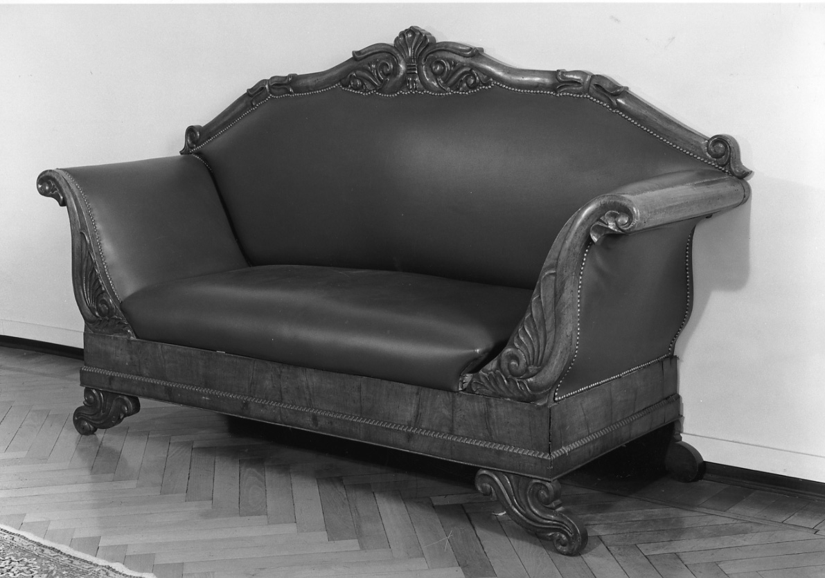 divano, opera isolata - ambito piemontese (fine sec. XIX)