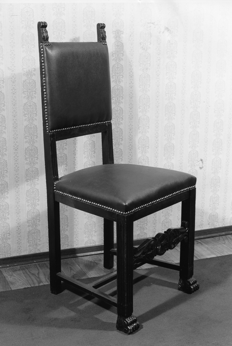sedia, serie - ambito piemontese (fine sec. XIX)