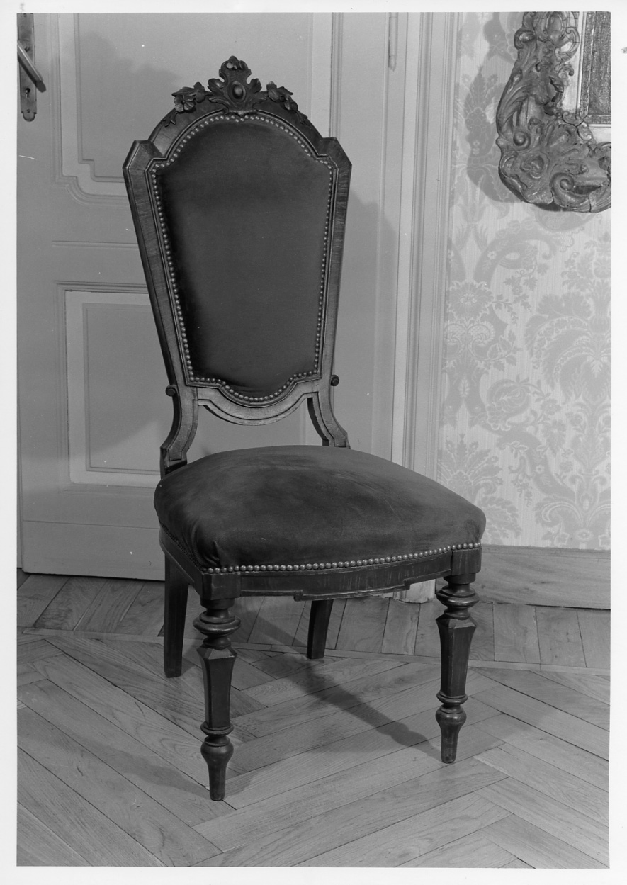 sedia, serie - ambito piemontese (fine sec. XIX)