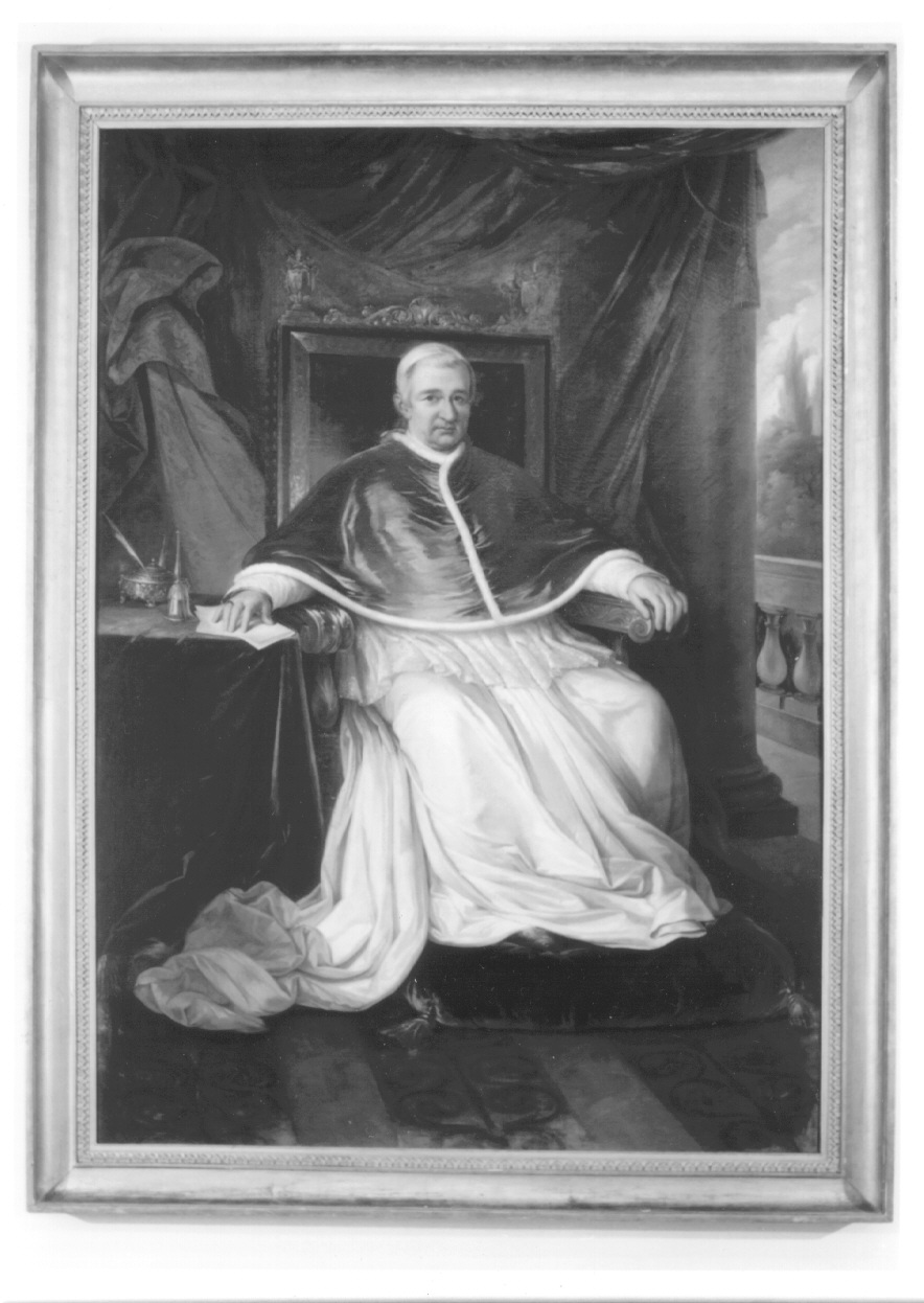 ritratto di papa Gregorio XVI (dipinto, opera isolata) di Cavalleri Ferdinando (secondo quarto sec. XIX)