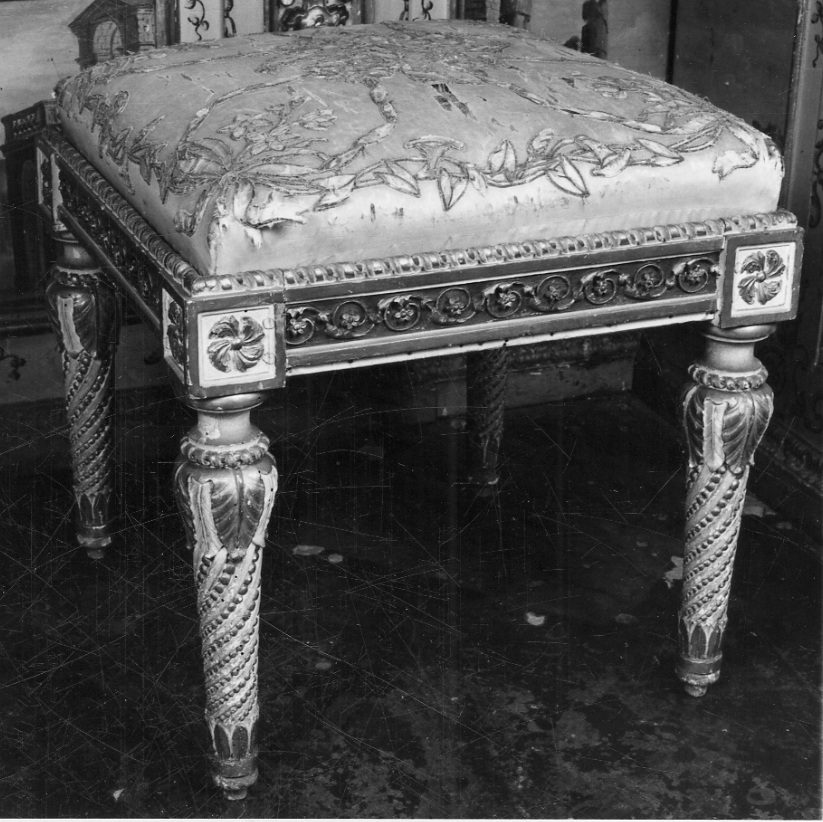 sgabello, serie di Bonzanigo Giuseppe Maria (ultimo quarto sec. XVIII)