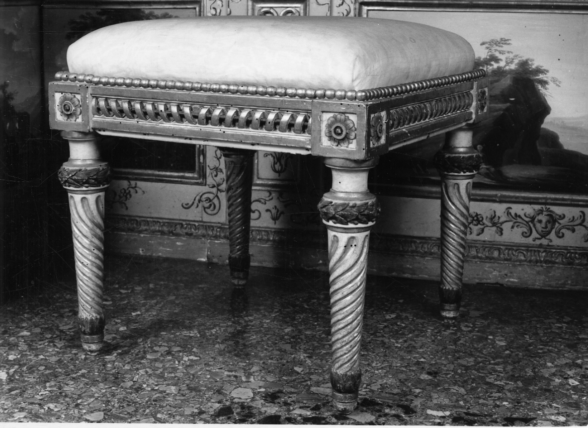 sgabello, serie di Bonzanigo Giuseppe Maria (ultimo quarto sec. XVIII)