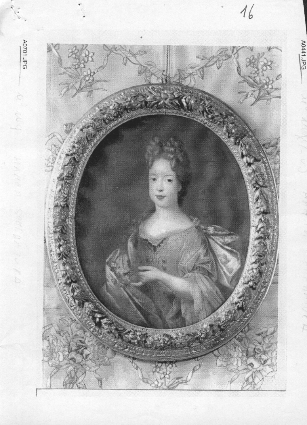 ritratto di Maria Adelaide di Savoia duchessa di Borgogna (dipinto, opera isolata) - ambito piemontese (inizio sec. XVIII)