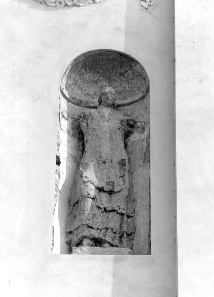 SAN CARLO BORROMEO (statua, elemento d'insieme) - bottega piemontese (prima metà sec. XVII)