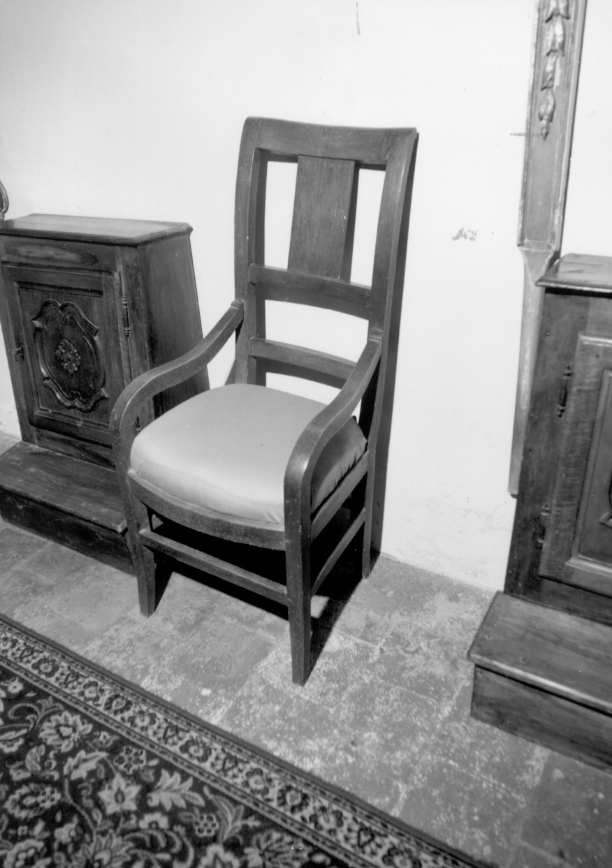 sedia, opera isolata - bottega piemontese (prima metà sec. XIX)