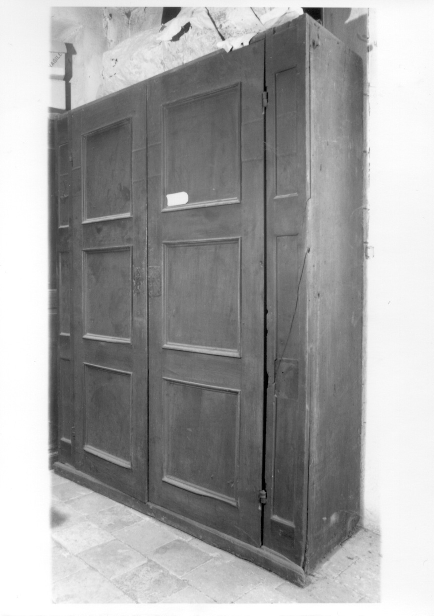 armadio, opera isolata - bottega piemontese (seconda metà sec. XIX)