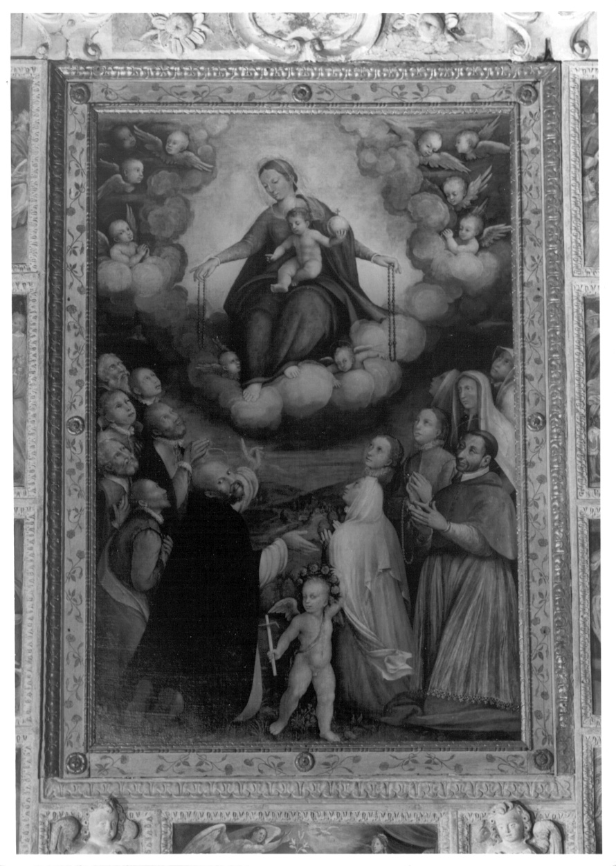 cornice, elemento d'insieme - bottega lombarda (inizio sec. XVII)