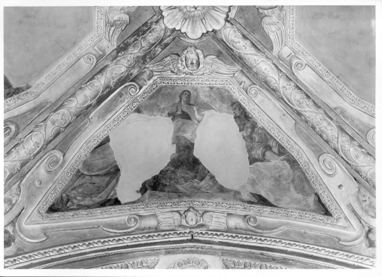 assunzione della Madonna (dipinto murale, elemento d'insieme) di Della Rovere Giovanni Mauro detto Fiamminghino (inizio sec. XVII)