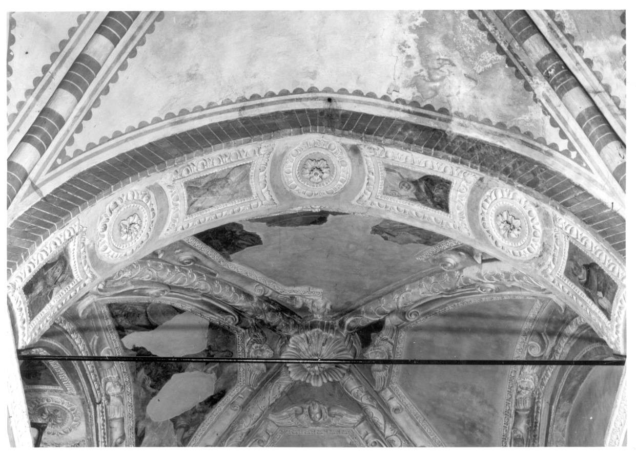 decorazione plastico-pittorica, complesso decorativo di Della Rovere Giovanni Mauro detto Fiamminghino (e aiuti) - bottega lombarda (inizio sec. XVII)