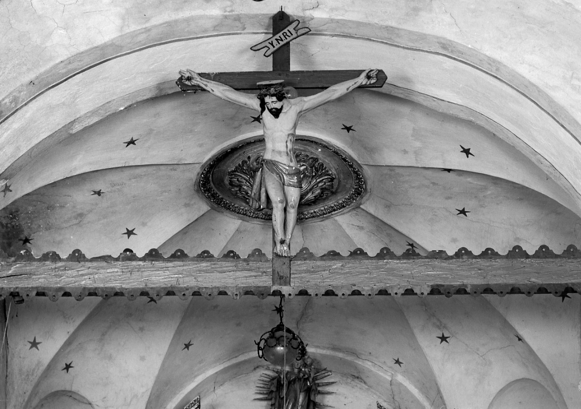 Cristo crocifisso (scultura, elemento d'insieme) - bottega lombarda (sec. XVII)
