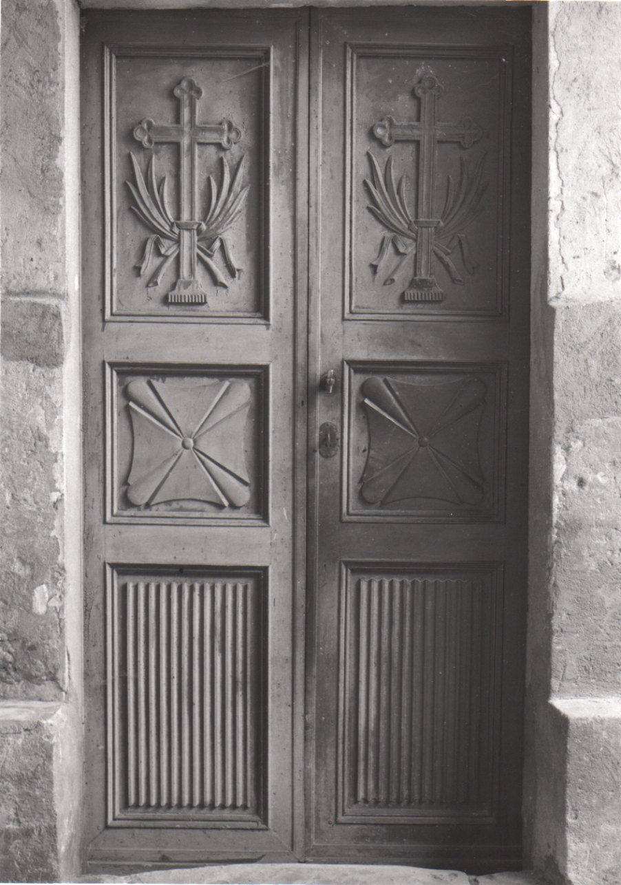 porta, opera isolata - bottega piemontese (metà sec. XVIII)