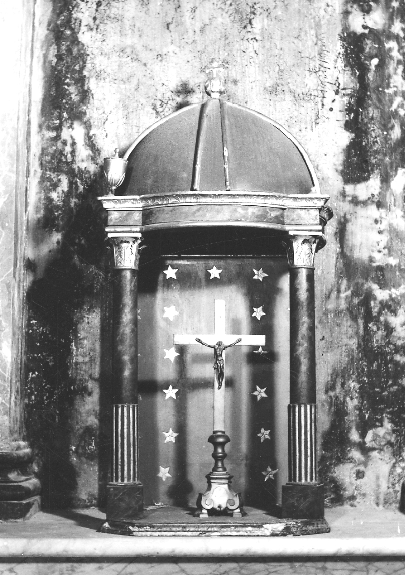 tabernacolo - a tempietto, opera isolata - ambito dell'Italia settentrionale (seconda metà sec. XIX)