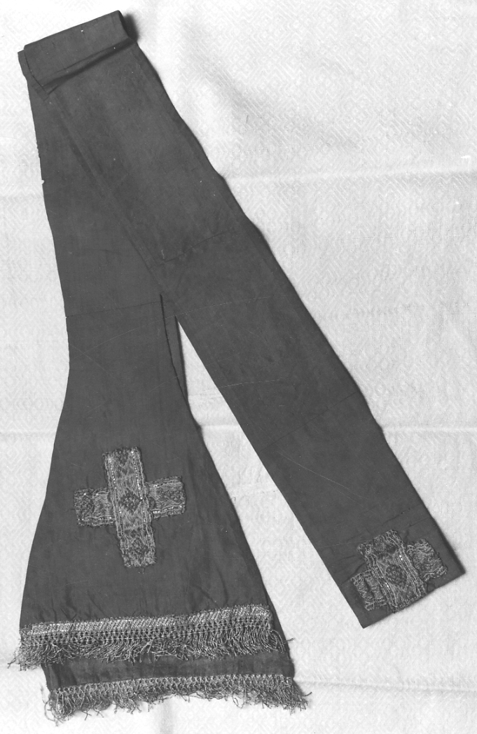 stola, opera isolata - manifattura italiana (sec. XVIII)