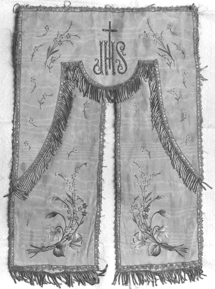 conopeo di tabernacolo, opera isolata - manifattura lombardo-piemontese (inizio sec. XX)