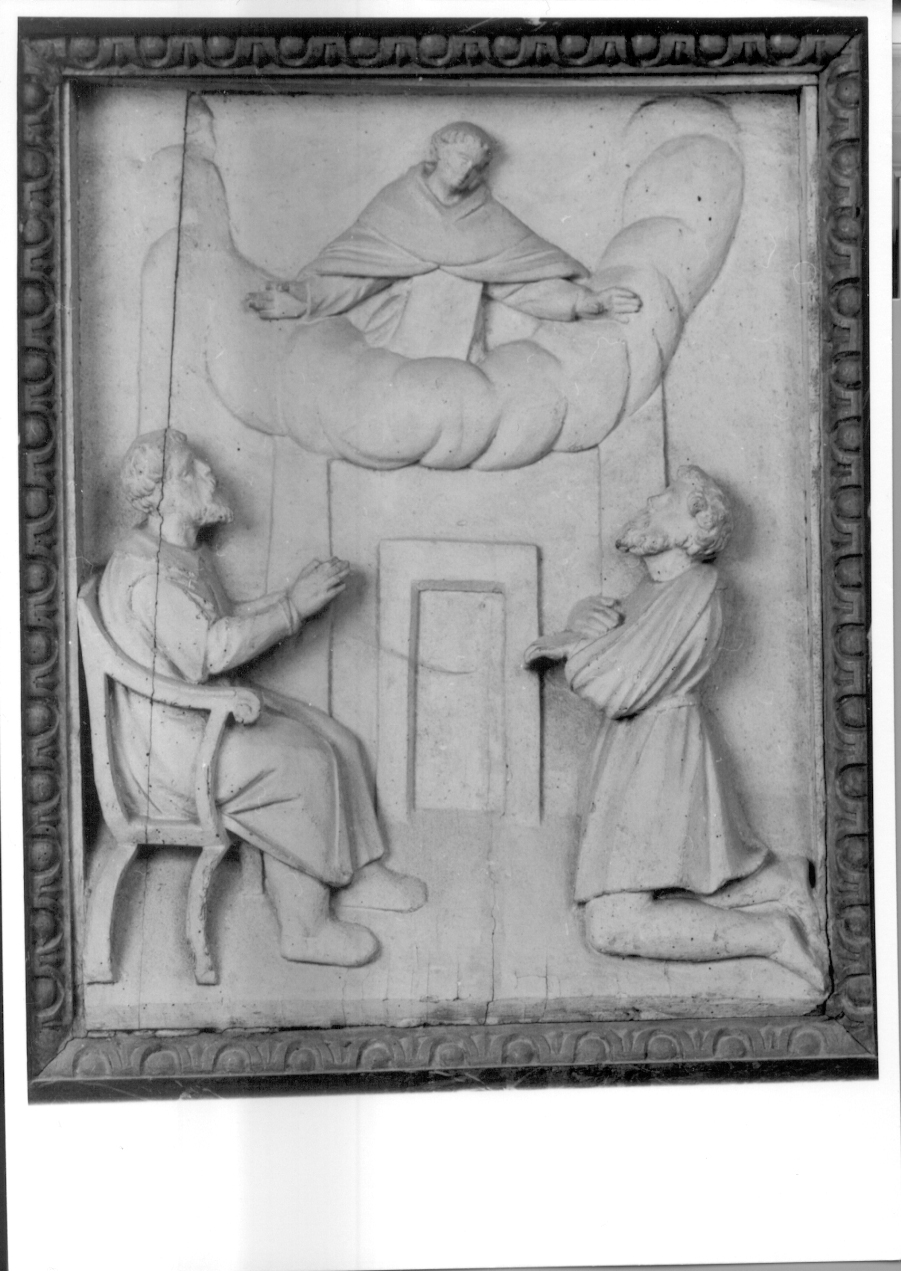 apparizione di San Giacinto (rilievo) - ambito piemontese (primo quarto sec. XVII)