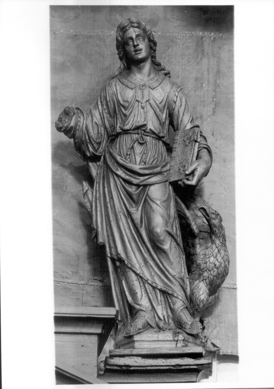 San Giovanni Evangelista (statua) di Marini Angelo detto Siciliano (terzo quarto sec. XVI)