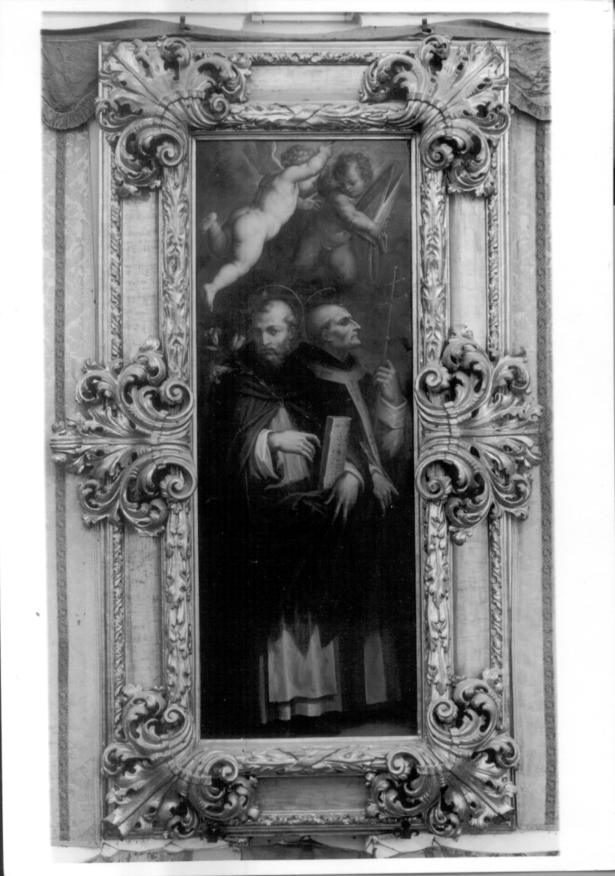 San Domenico e Sant'Antonino (dipinto, opera isolata) di Vasari Giorgio (terzo quarto sec. XVI)