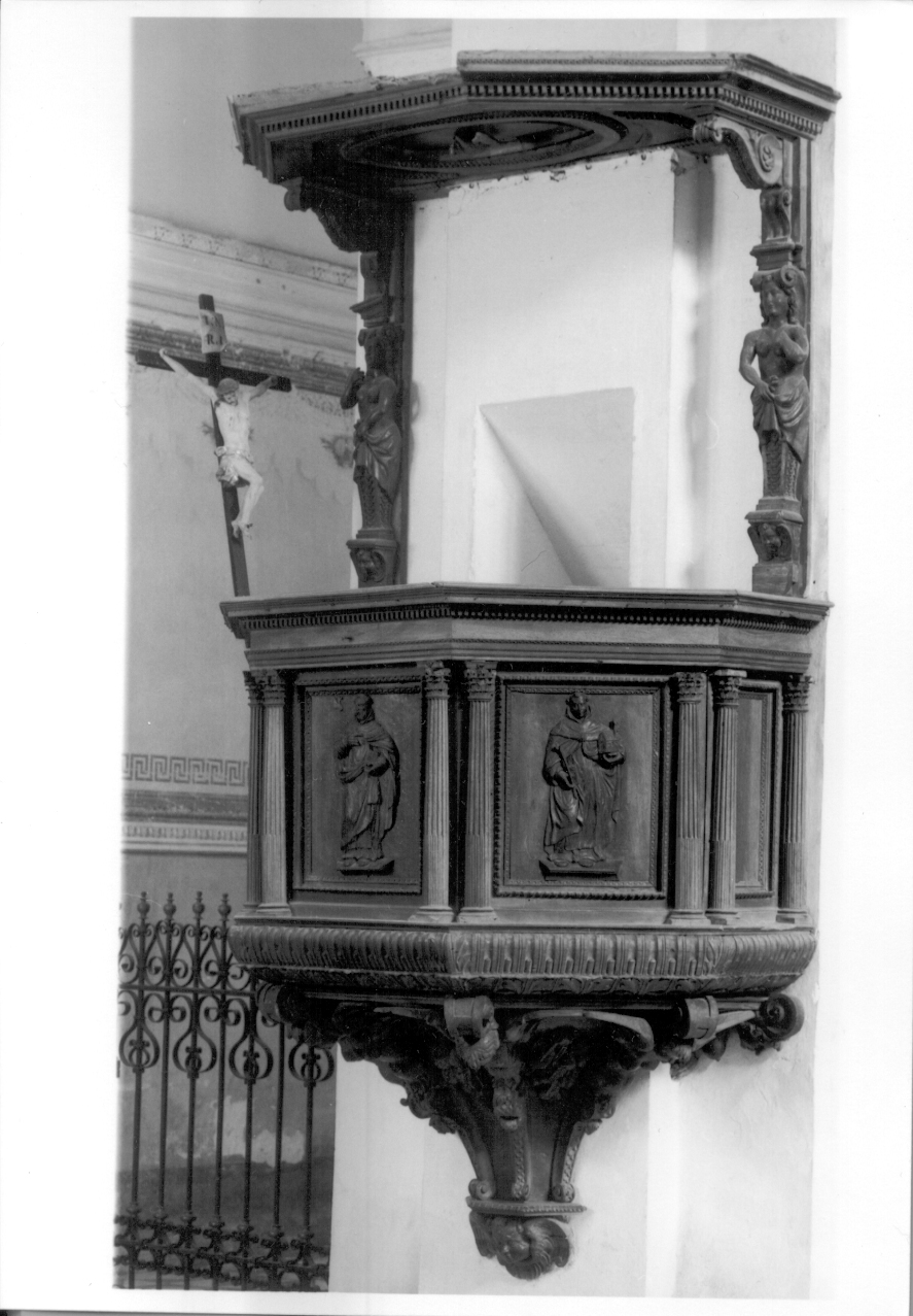 pulpito, opera isolata di Gargiolli Giovanni (terzo quarto, metà sec. XVI, sec. XVII)