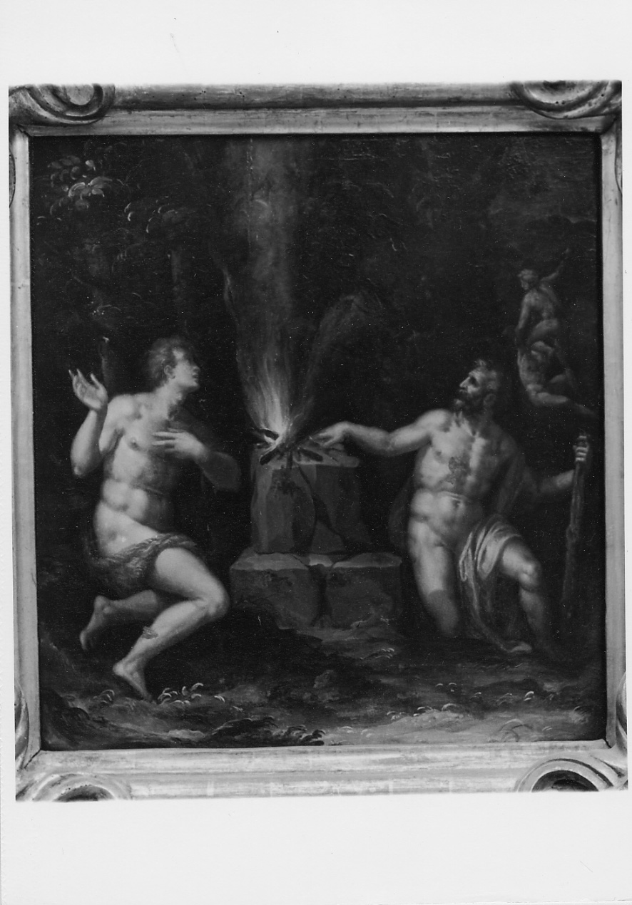 offerta di Abele (dipinto, opera isolata) di Vasari Giorgio, Morandini Francesco detto Poppi (terzo quarto sec. XVI)