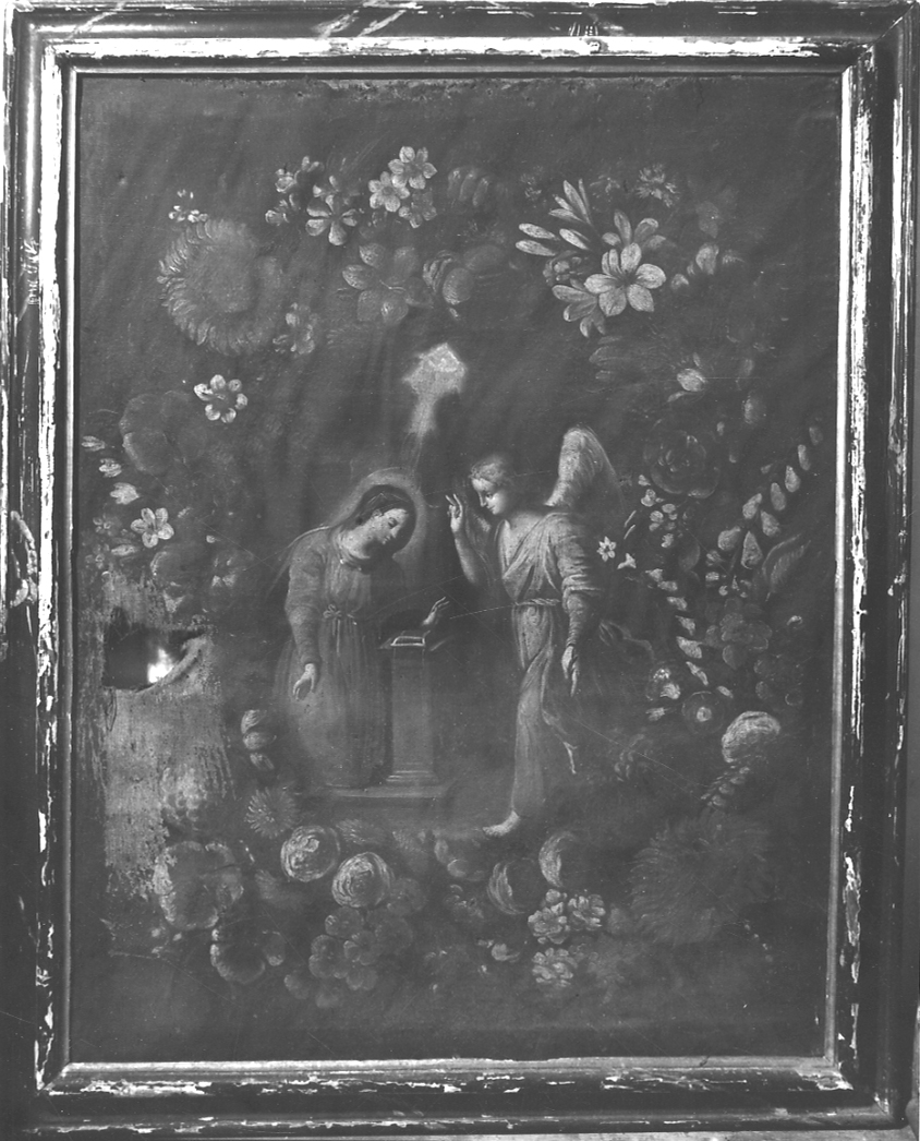 Annunciazione (dipinto, opera isolata) - ambito lombardo (metà sec. XVII)
