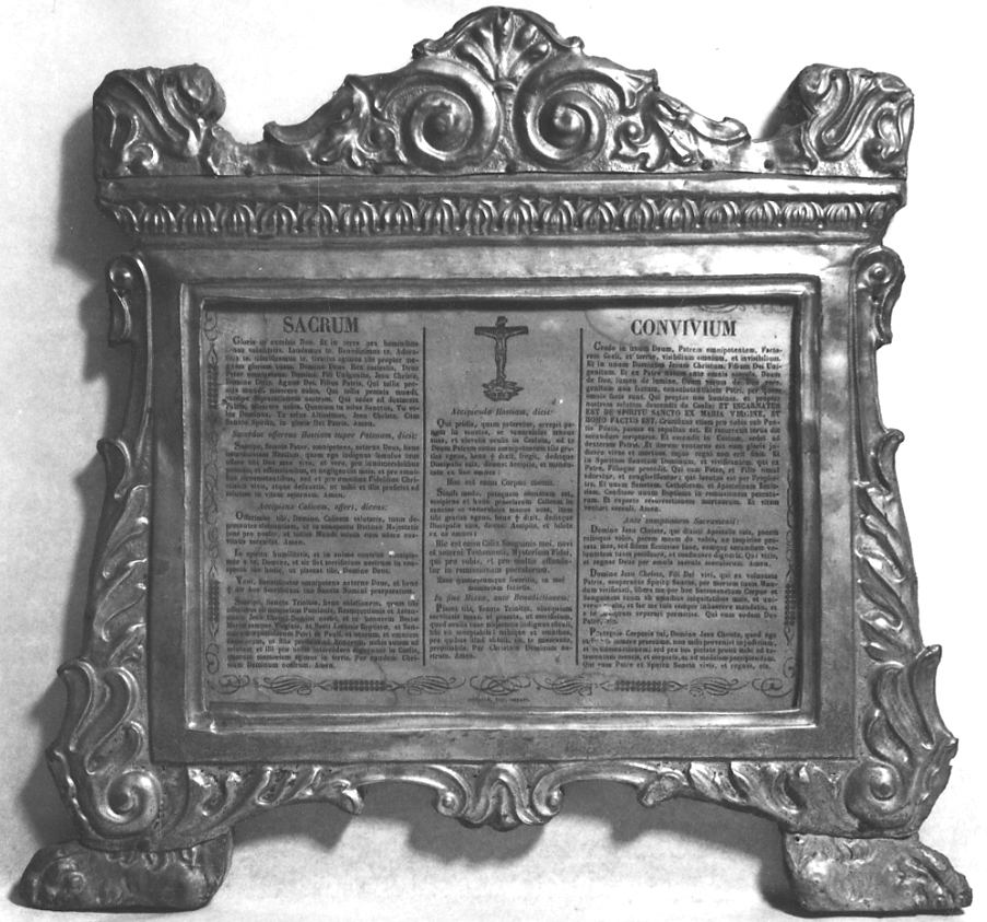 cartagloria, opera isolata - bottega lombarda (prima metà sec. XIX)