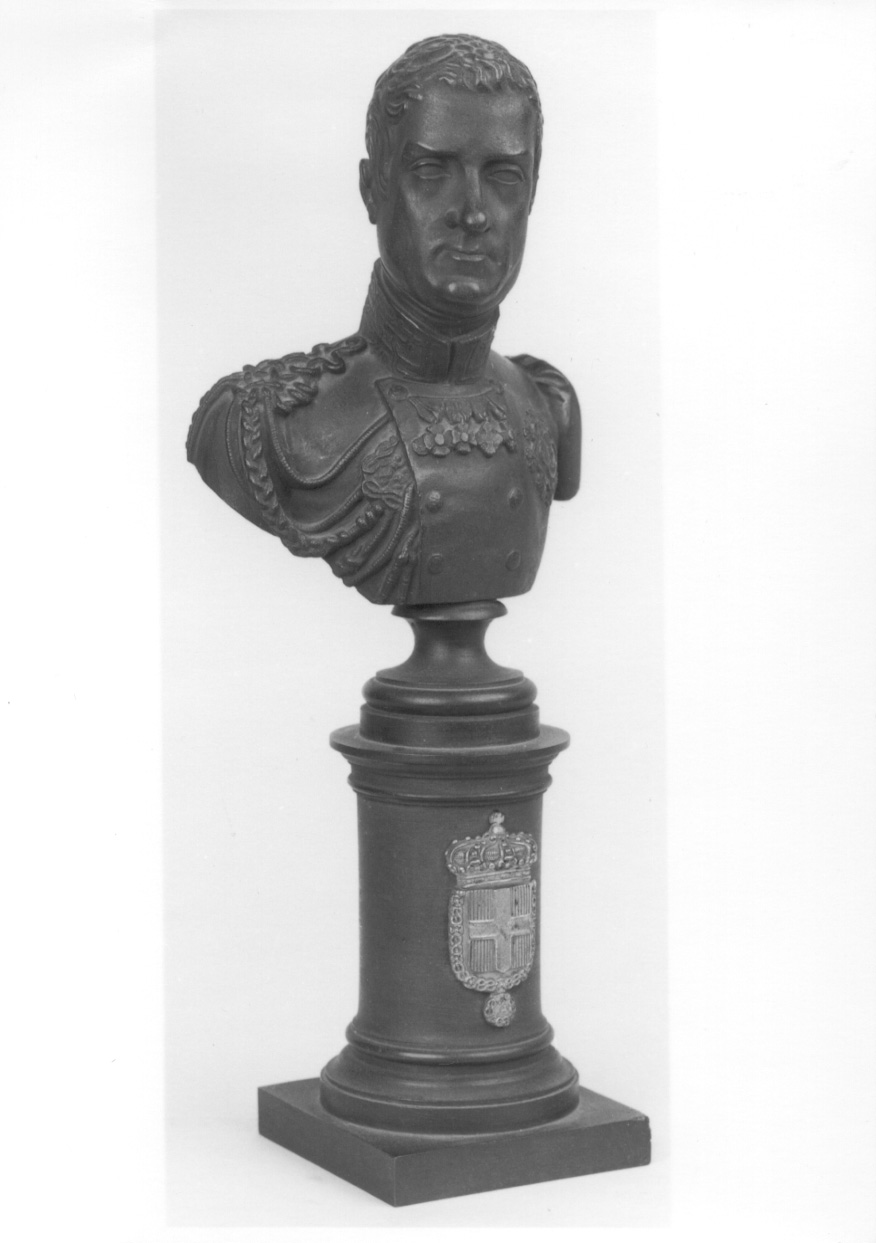 busto ritratto di Carlo Alberto di Savoia (busto) - bottega piemontese (secondo quarto sec. XIX)