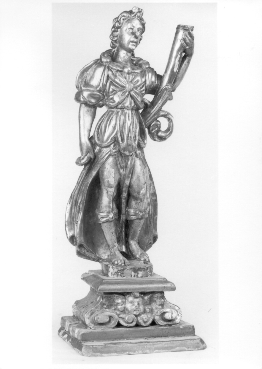 angelo e cherubino (candelabro - a statua, opera isolata) - bottega piemontese (ultimo quarto sec. XVII)
