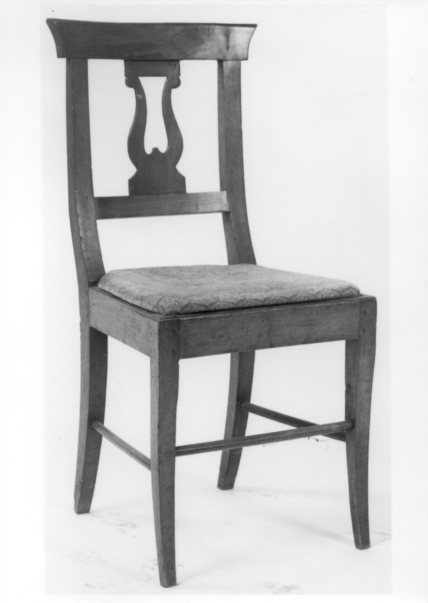 sedia, serie - bottega italiana (terzo quarto sec. XIX)