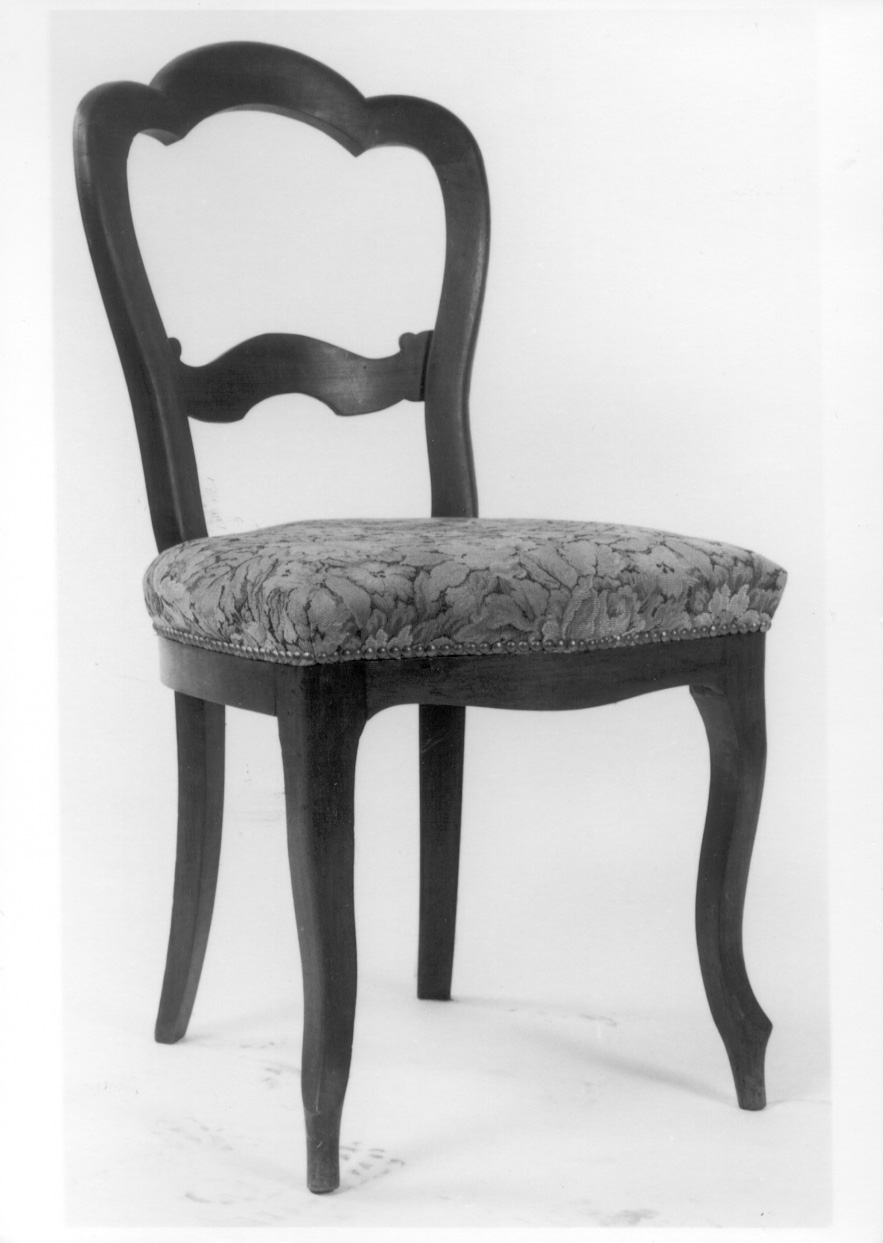 sedia, serie - bottega italiana (seconda metà sec. XIX)