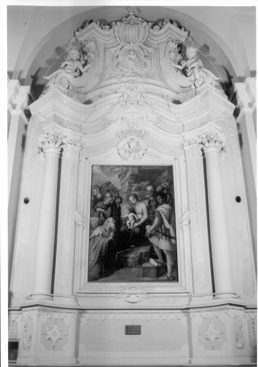 Cristo (altare - A EDICOLA, opera isolata) - bottega piemontese (prima metà sec. XVIII)