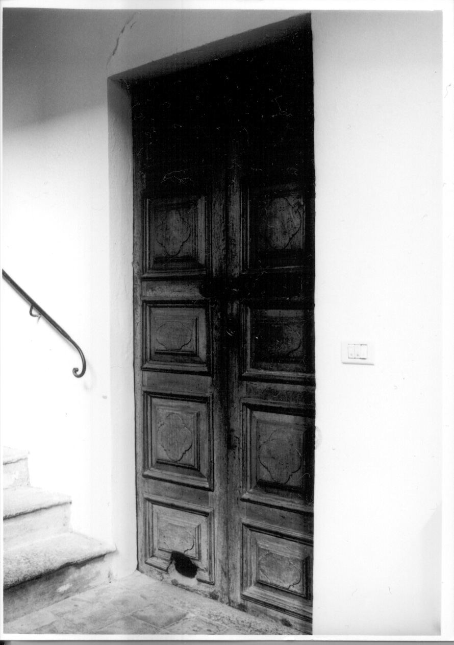 porta - A DUE BATTENTI, opera isolata - bottega piemontese (seconda metà sec. XVII)