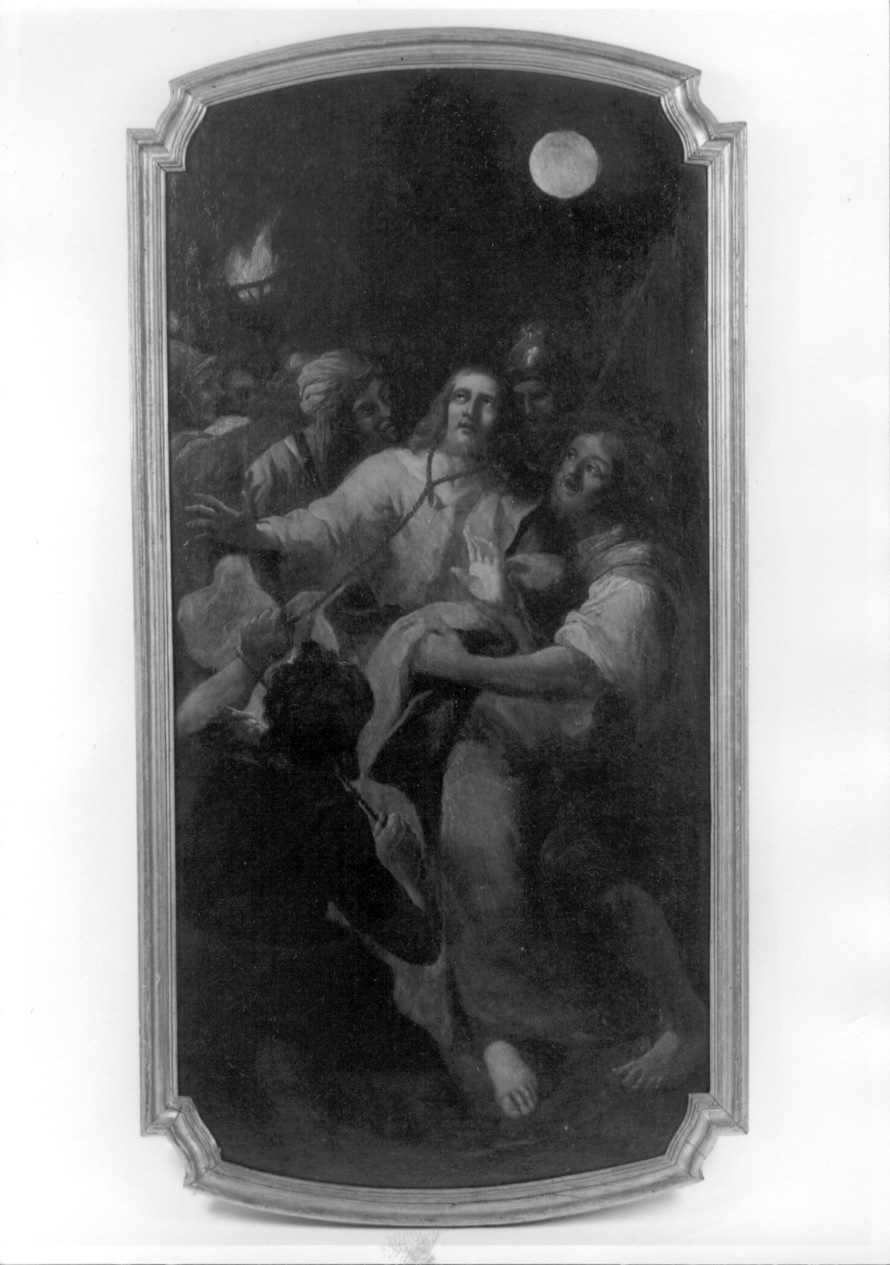 CATTURA DI CRISTO (dipinto, elemento d'insieme) - ambito piemontese (prima metà sec. XVIII)