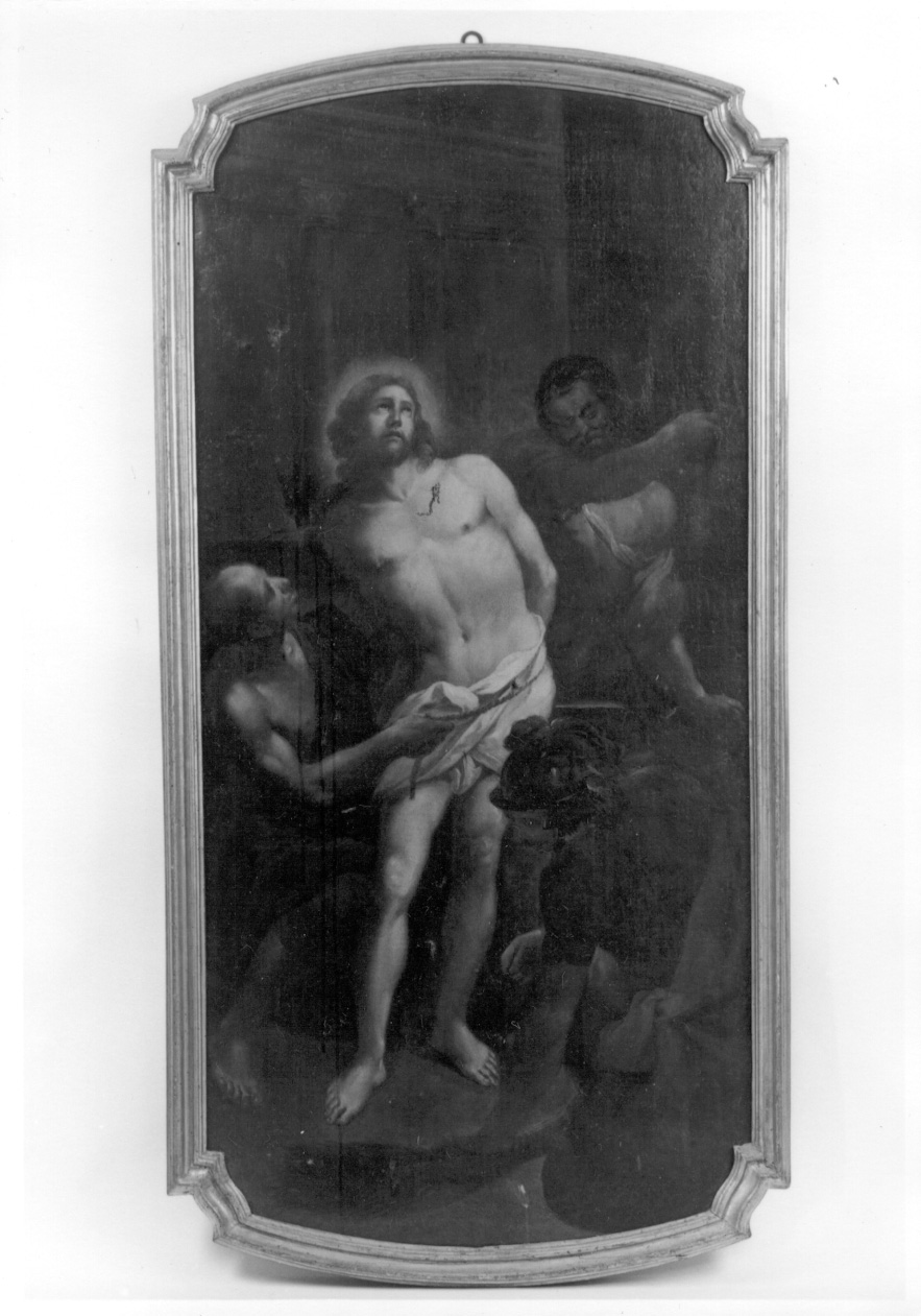 CRISTO FLAGELLATO (dipinto, elemento d'insieme) - bottega piemontese (prima metà sec. XVIII)