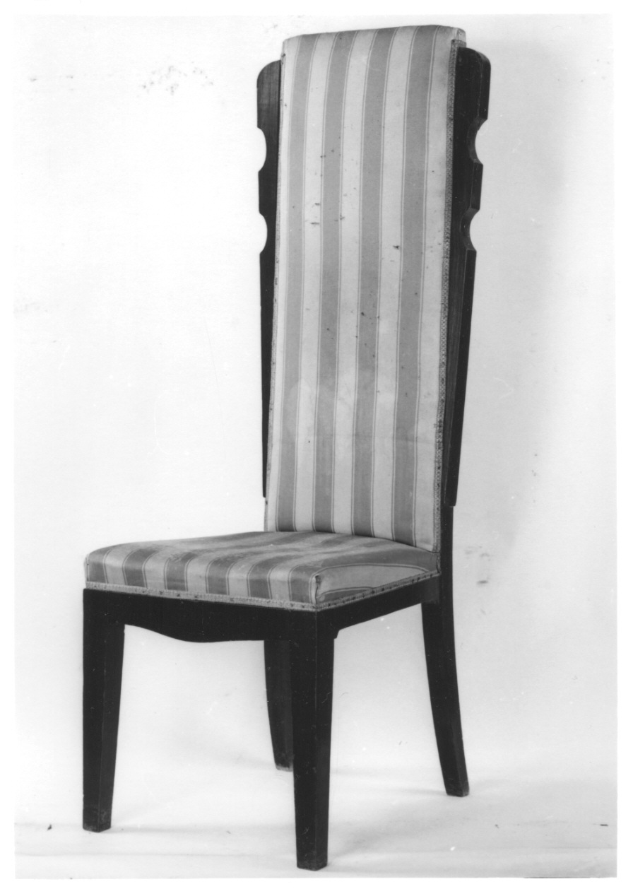 sedia, serie - bottega piemontese, manifattura piemontese (prima metà sec. XX)