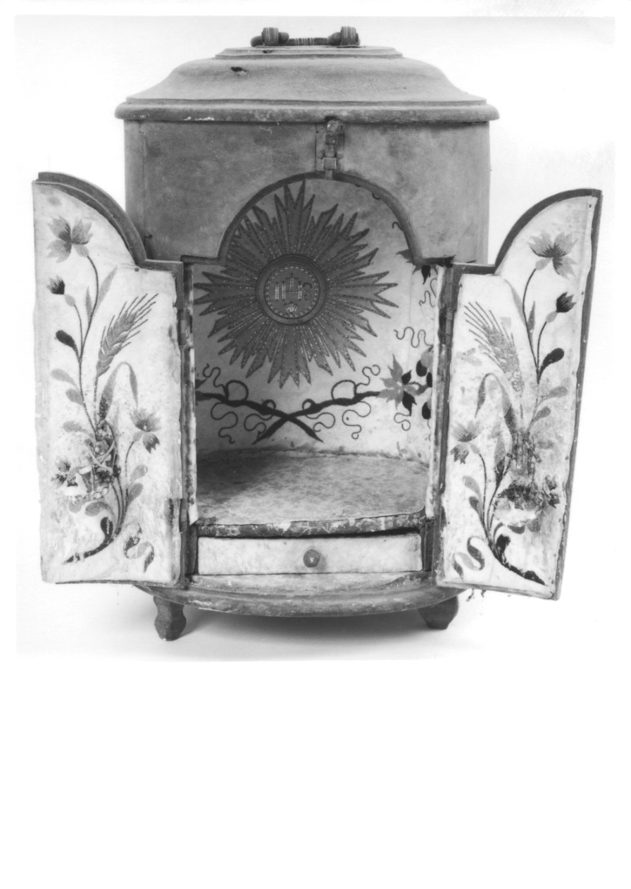 tabernacolo portatile, opera isolata - bottega piemontese, manifattura piemontese (sec. XIX)