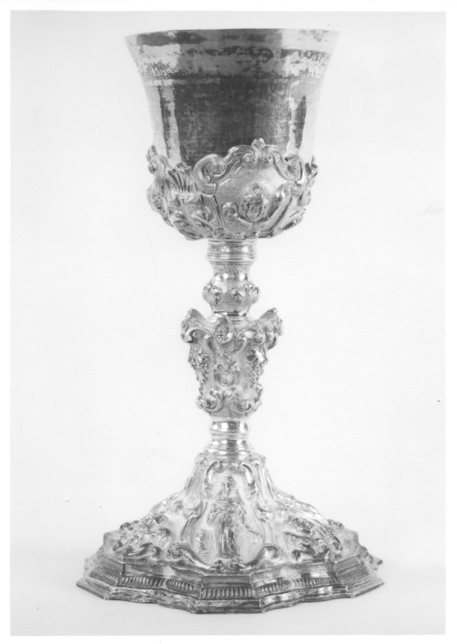 SANTI (calice, opera isolata) - bottega piemontese (prima metà sec. XIX)