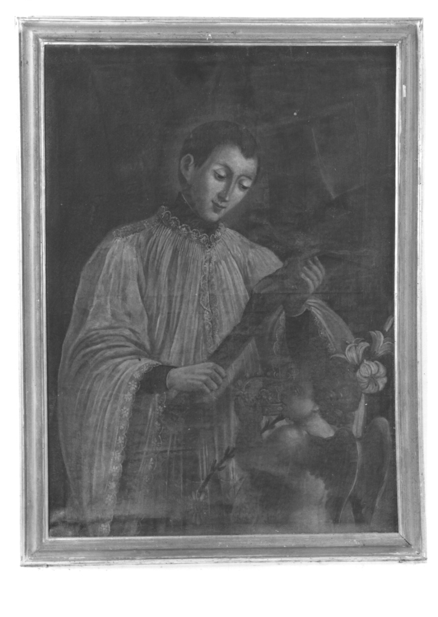 SAN LUIGI GONZAGA (dipinto, opera isolata) - ambito piemontese (seconda metà sec. XVIII)