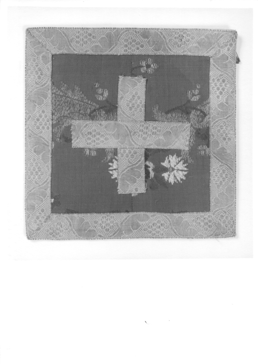 borsa del corporale, elemento d'insieme - manifattura italiana (sec. XIX)