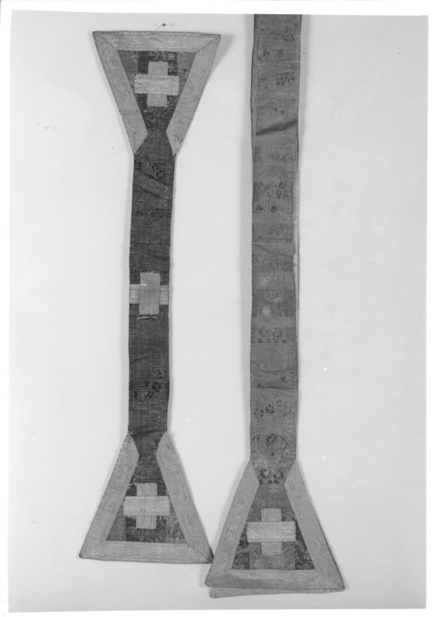 stola, elemento d'insieme - manifattura italiana (sec. XVIII)