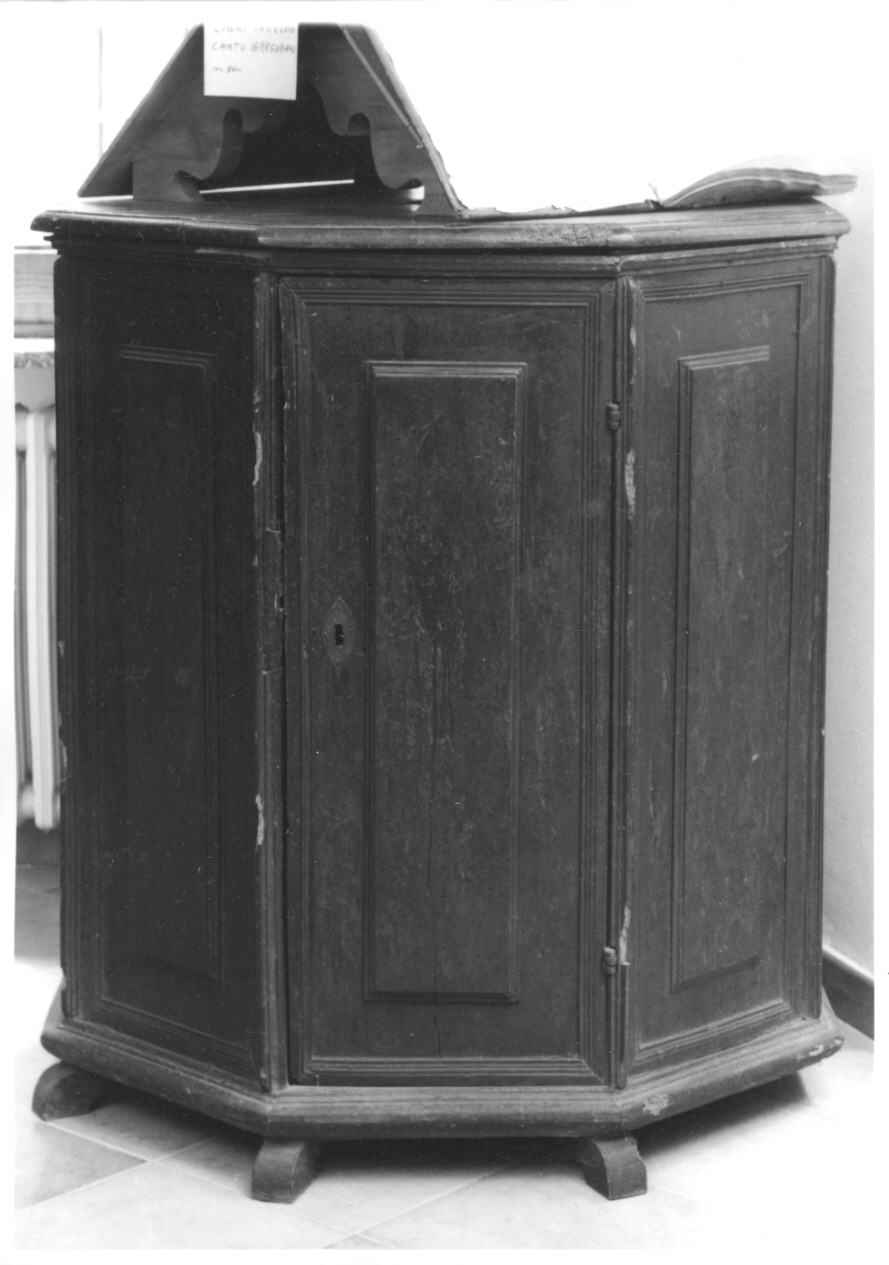 leggio, opera isolata - bottega piemontese (sec. XIX)